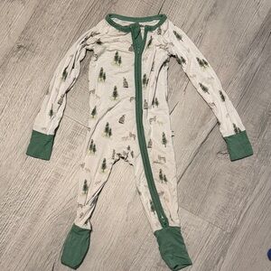 Kids Forest Print One Piece Pajama